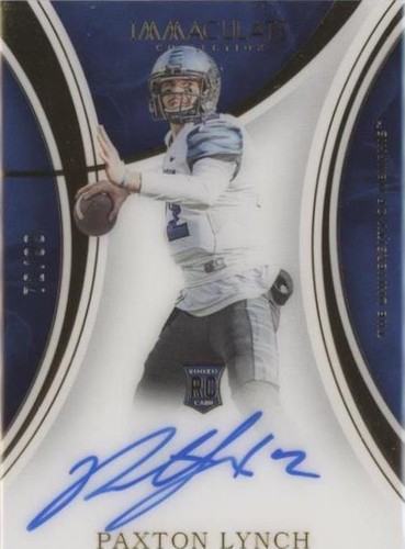 2016 Panini Immaculate Collection Collegiate Paxton Lynch #106