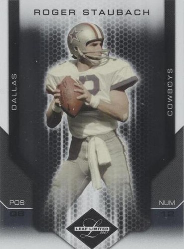2007 Leaf Limited Roger Staubach #182