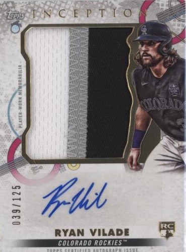 2022 Topps Inception - Ryan Vilade #IAJP-RVI