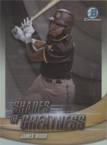 2022 Bowman Chrome - James Wood #SG-17