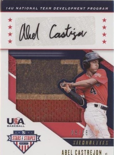 2019 Panini USA Baseball Stars & Stripes - Abel Castrejon #USA-FZ