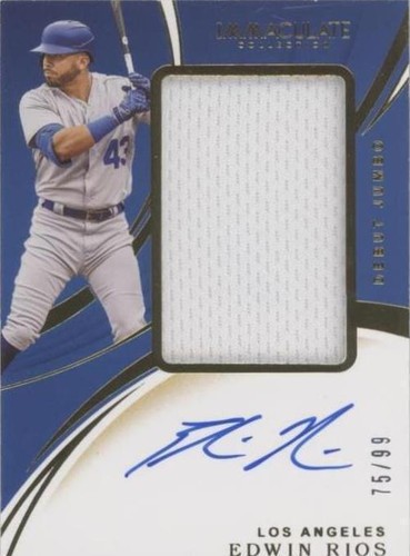 2020 Panini Immaculate Collection - Edwin Rios #DJA-ER