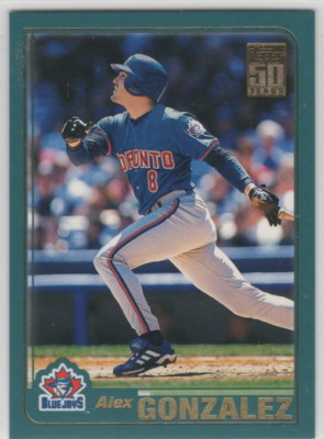 2001 Topps Baseball Toronto Blue Jays Team Set