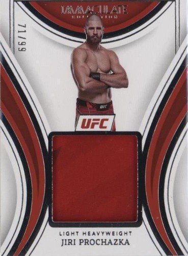 2023 Panini Immaculate Collection UFC - Jiri Prochazka #RM-JPR