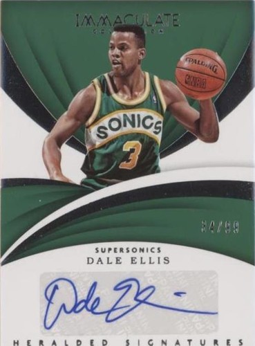 2017-18 Panini Immaculate Collection - Dale Ellis #HS-DEL