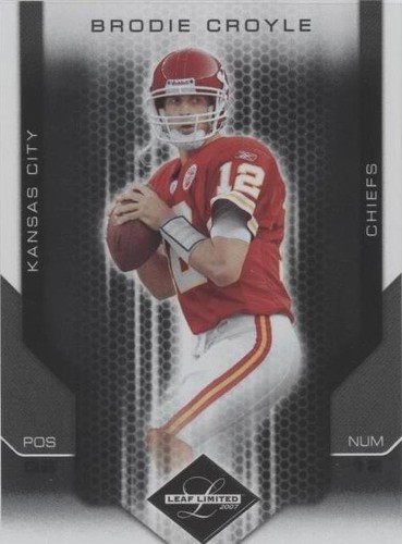 2007 Leaf Limited Brodie Croyle #49