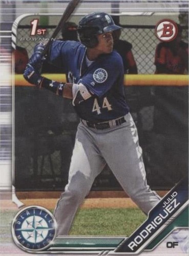PSA 10 JULIO RODRIGUEZ 2019 Bowman Chrome Draft Mariners