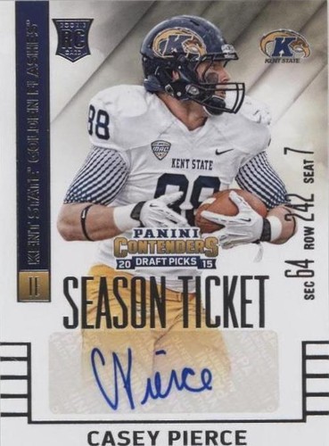 2015 Panini Contenders Draft Picks Casey Pierce #196