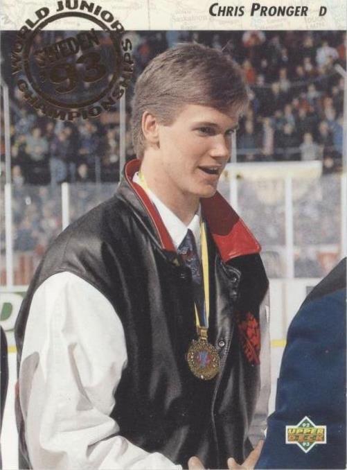 Cubierta superior 1992-93 - Chris Pronger #591