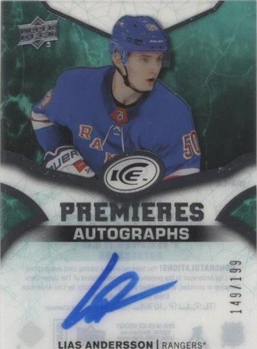 2018-19 Upper Deck Ice - Lias Andersson #IPA-LA