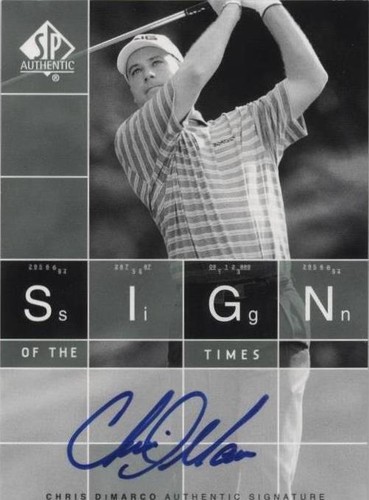 2002 SP Authentic - Chris DiMarco #ST-CD