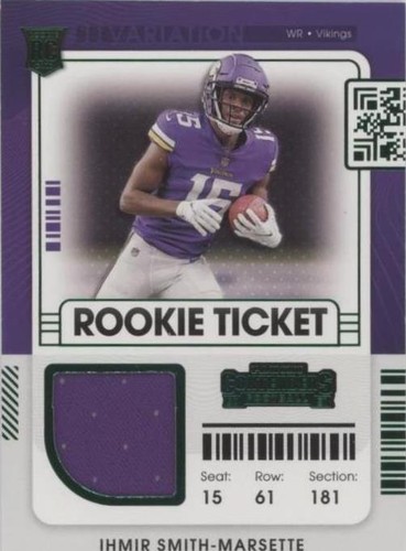 2021 Panini Contenders Ihmir Smith-Marsette #RSV-ISM