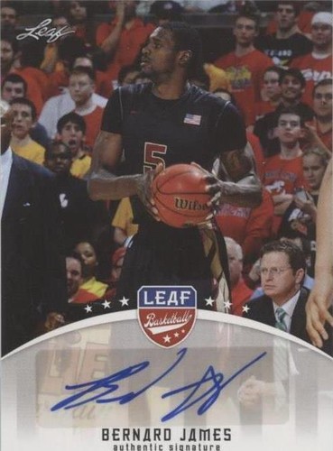 2012 Leaf - Bernard James #BA-BJ1