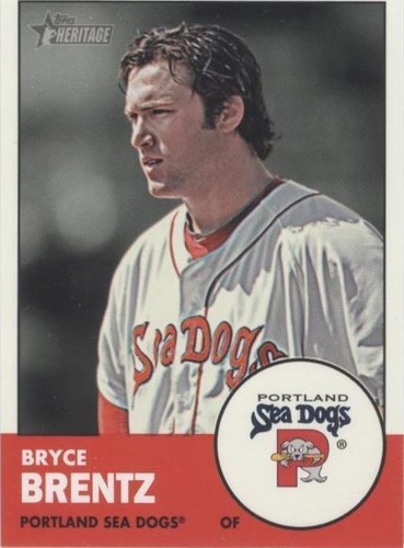 2012 Topps Heritage Minor League Edition - Bryce Brentz #136