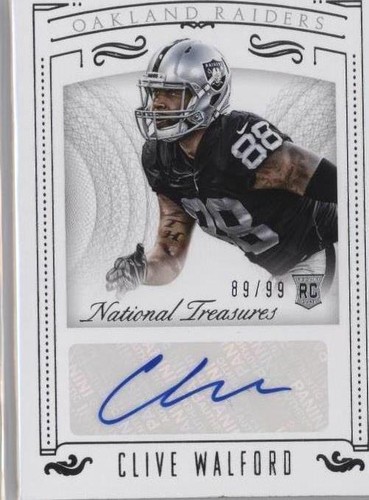 2015 Panini National Treasures Clive Walford #150