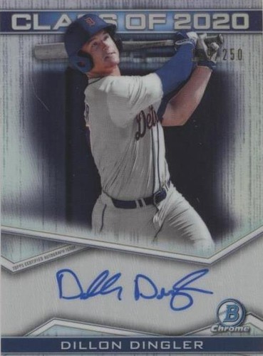 2020 Bowman Draft - Dillon Dingler #C20A-DD