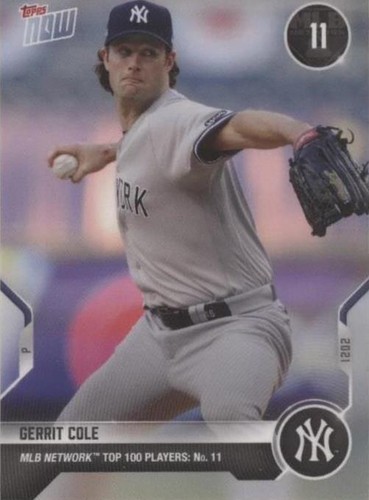 2021 Topps Now MLB Network Top 100 Players - Gerrit Cole #T-11