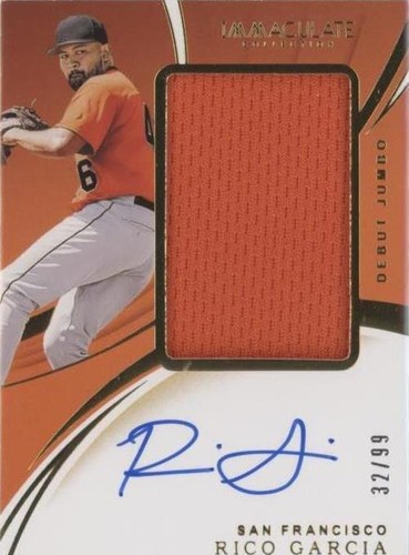 2020 Panini Immaculate Collection - Rico Garcia #DJA-RG