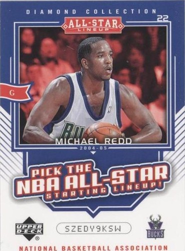 2004-05 Upper Deck All-Star Lineup - Michael Redd #AS29