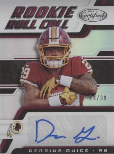 2018 Panini Certified Derrius Guice #RC-DG