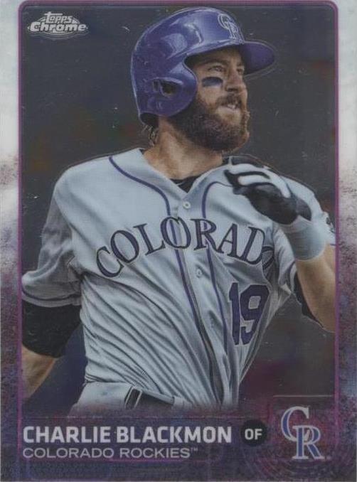 2015 Topps Chrome - Charlie Blackmon #77