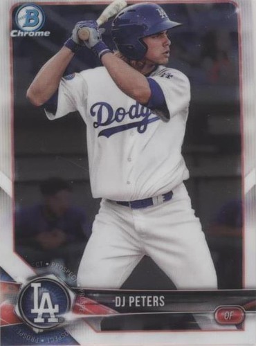2018 Bowman - D.J. Peters #BCP31