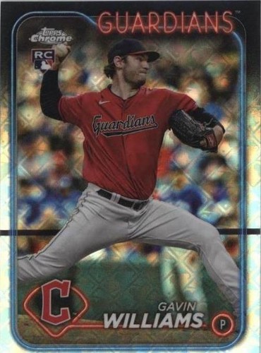 2024 Topps Chrome Logofractor Edition - Gavin Williams #15