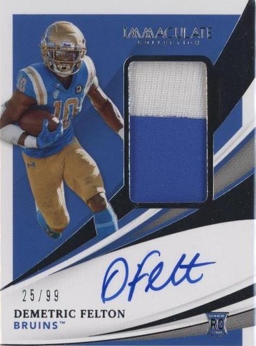 2021 Panini Immaculate Collection Collegiate Demetric Felton #86