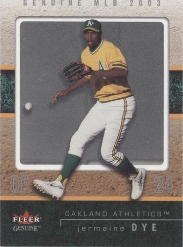 2003 Fleer Genuine - Jermaine Dye #16