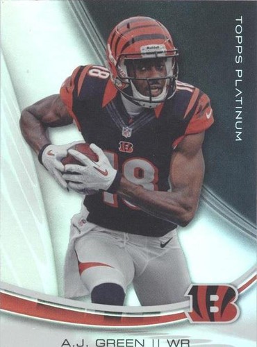 2013 Topps Platinum A.J. Green #28
