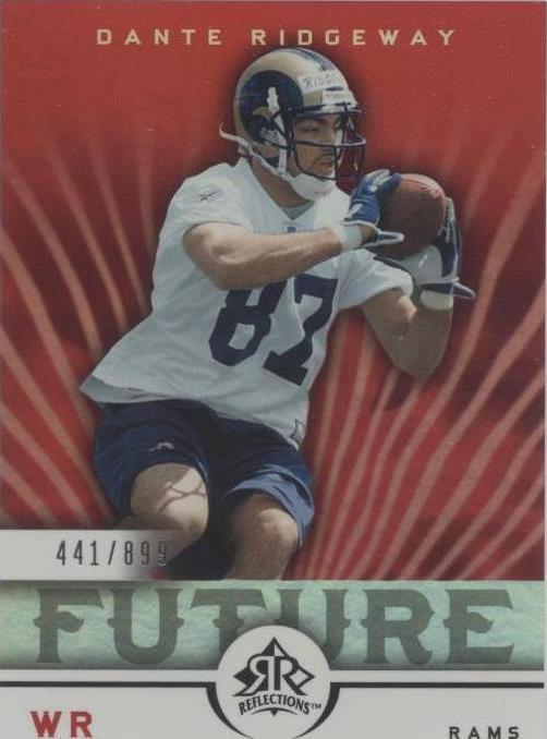 2005 Upper Deck Reflections Dante Ridgeway #107