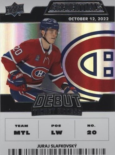2022-23 Upper Deck Credentials - Juraj Slafkovsky #196