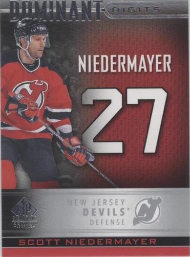 2020-21 Upper Deck SP Signature Edition Legends - Scott Niedermayer #DD-6