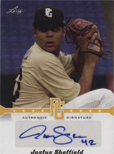 2013 Leaf Perfect Game Showcase - Justus Sheffield #A-JS2