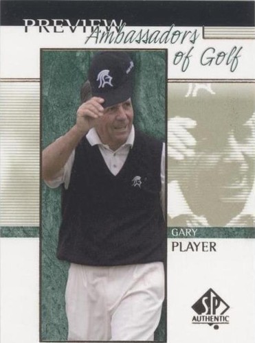 2001 SP Authentic Preview - Gary Player #58