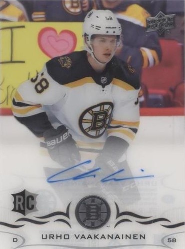 2018-19 Upper Deck Clear Cut - Urho Vaakanainen #CCR-UV