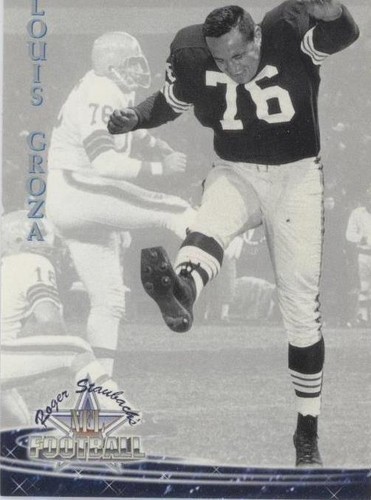 1994 Ted Williams Card Company Roger Staubach's NFL Football Lou Groza #15