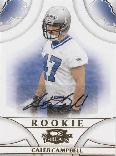 2008 Donruss Threads Caleb Campbell #163