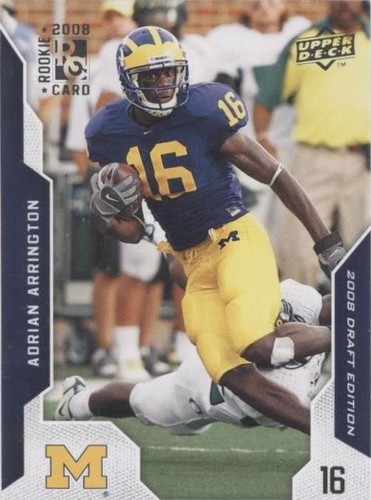 2008 Upper Deck Draft Edition Adrian Arrington #65