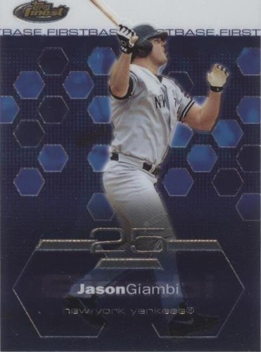 2003 Topps Finest - Jason Giambi #30