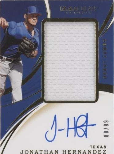 2020 Panini Immaculate Collection - Jonathan Hernandez #DJA-JH