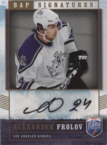2006-07 Upper Deck Be a Player - Alex Frolov #AF