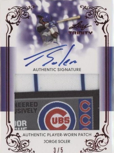 2013 Leaf Trinity - Jorge Soler #DTP-JS1
