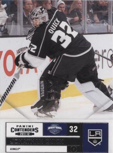2011-12 Panini Playoff Contenders - Jonathan Quick #45