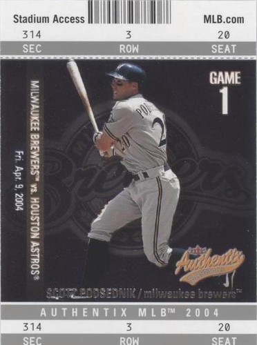 2004 Fleer Authentix - Scott Podsednik #45