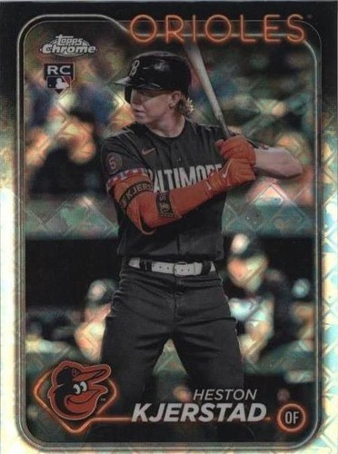 2024 Topps Chrome Logofractor Edition - Heston Kjerstad #142