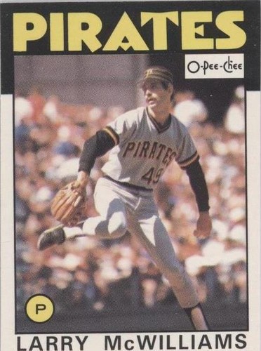 1986 O-Pee-Chee - Larry McWilliams #204