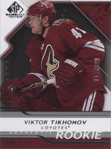 2008-09 SP Game Used Edition - Viktor Tikhonov #163