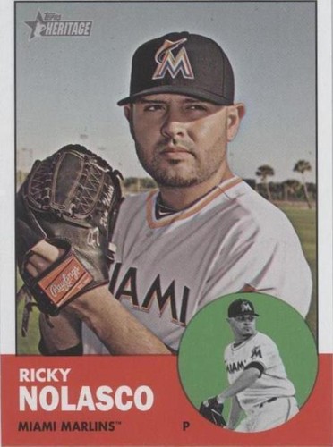 2012 Topps Heritage - Ricky Nolasco #387