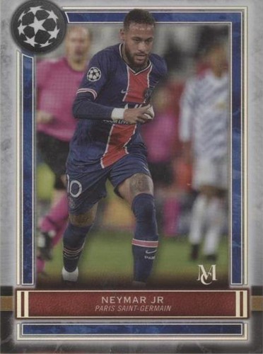 2020-21 Topps Museum Collection UCL Neymar Jr. #22